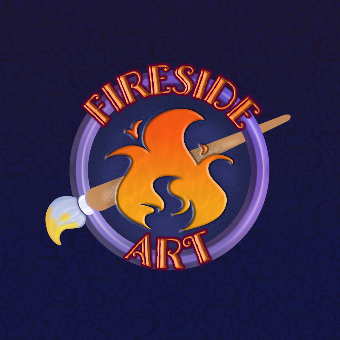 Fireside art logo